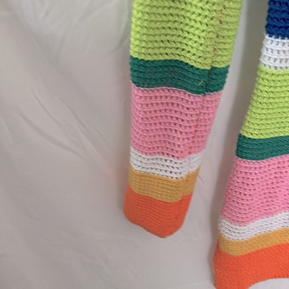 Unbranded: Rainbow colored Knit Swimsuit coverup dress- sheer- XL - Picture 5 of 16